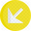 Direction down left  Icon