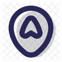 Direction Map Gps Pin Icon