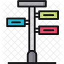 Direction Direction Board Way Board Icon