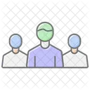 Icone De Couleur Lineaire Leadership Icon