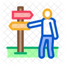 Human Direction Pillar Icon