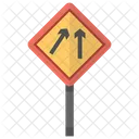 Direction Sign Lane Icon