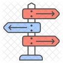 Direction sign  Icon