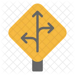 Direction Sign  Icon