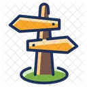 Signs Guidance Navigation Icon