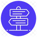 Direction Sign  Icon