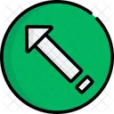 Direction up left  Icon