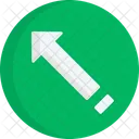 Flat Direction Direction Arrow Icon