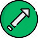 Direction up right  Icon