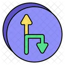 Directional Arrows Navigation Two Way Arrow Icon