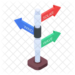Directional Board  Icon