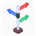 Directional Board  Icon