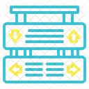 Directional Road Sign Transportation Icon