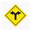 Directional Road Sign Way Sign Icon