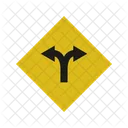 Directional Road Sign Way Sign Icon