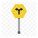 Directional Road Sign Way Sign Icon