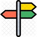 Direction Arrow Road Sign Icon