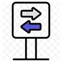 Directional Sign Direction Road Sign Icon