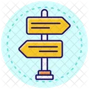 Directional sign  Icon