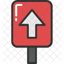 Arrow Upward Sign Icon