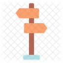 Directional Sign  Icon