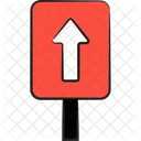 Direction Arrow Road Sign Icon