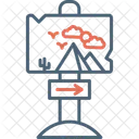 Directional Sign  Icon