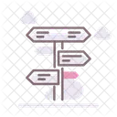 Directional Signs  Icon