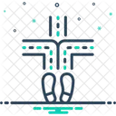 Directions Intersection Directional Icon