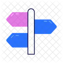 Directions Left Location Icon