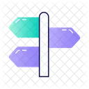 Directions Left Location Icon