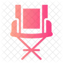 Director Chair Sitting Star Icon