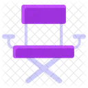 Director Chair Folding Chair Armchair Icon