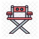 Director Chair Folding Chair Director Icon