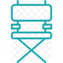 Director Chair Camping Chair Icon
