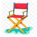 Director Chair Director Seat Folding Chair Icon