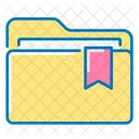 Directory Folder Tape Icon