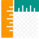 Direita Angulo Regua Ícone