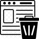 Direito Ao Esquecimento Privacidade Apagamento Ícone