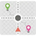 Direzione Gps Mappa Icon