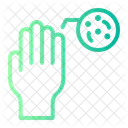 Dirty Hands Virus Bacteria Icon