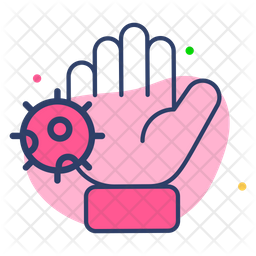 Dirty Hands Icon - Download in Colored Outline Style