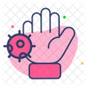 Dirty Hands Germs Icon