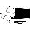 Dirty Dustbin Garbage Icon