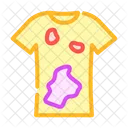 Dirty T Shirt Clothes Icon