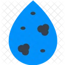Dirty Water Drop Water Drop Water Pollution Icon