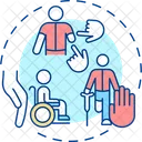 Hate Disability Speech Icon