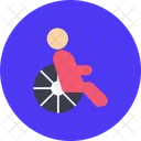 Disabled Wheelchair Handicapped Icon