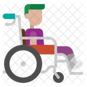 車椅子、障害者、身体障害者 アイコン