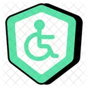 Disability Security Disability Protection Disability Safety Icon